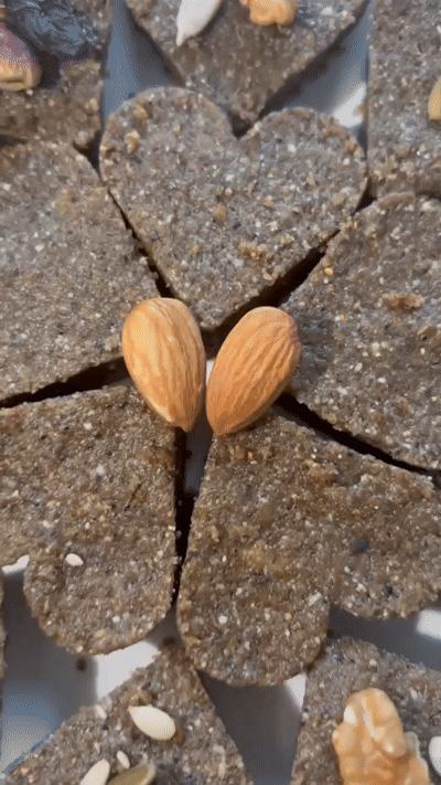 Mixed seeds and Dry fruits Laddu (Heart Shape)