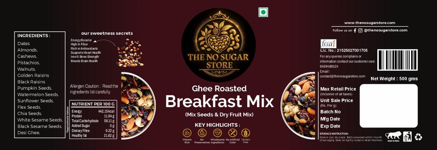 Breakfast mix seeds - The No Sugar StoreThe No Sugar StoreThe No Sugar Store
